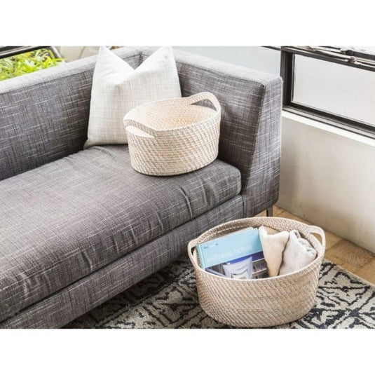 Rattan Oval Container M