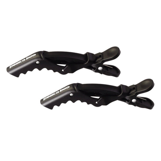 PEEK-A-BOO Crocodile Clips (Black)