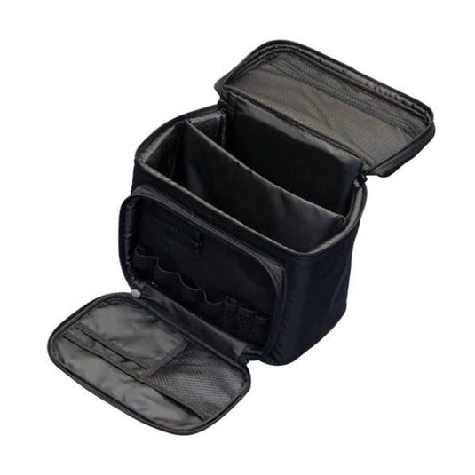 Soft Cosmetic Case with Mirror – Black