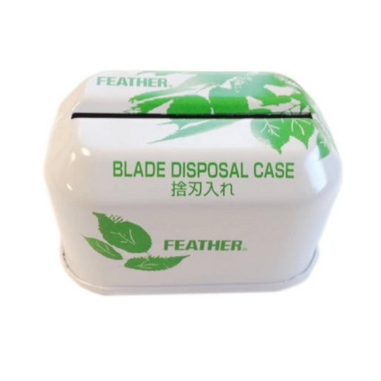 FEATHER Styling Blade Regular Type EX (10 Blades × 5 Packs, with Disposal Case)