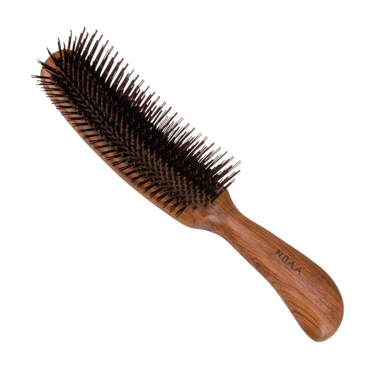 N.B.A.A. Brushing Brush - Natural Wood (NB-BB4)