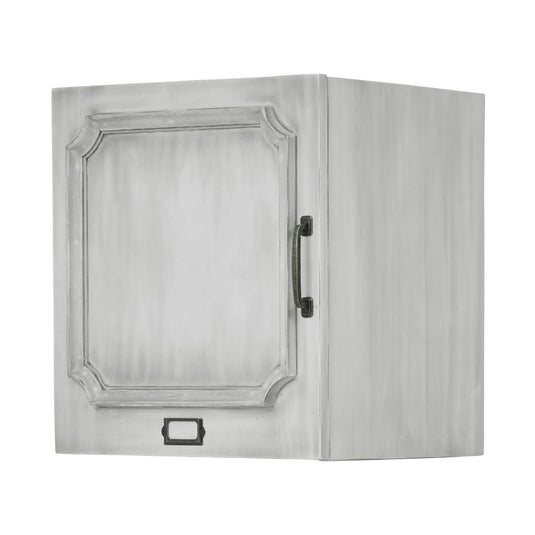 Shabby Chic Wooden Back Shampoo Cabinet RENE-B (Upper Unit) WH W420