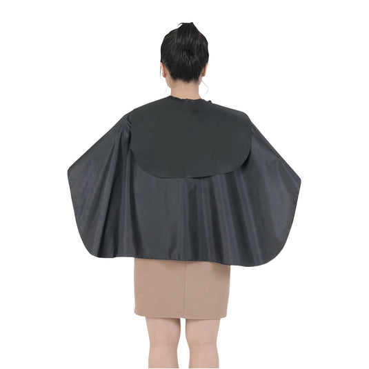 EXCEL No.1018 Large Neck Back Shampoo Cape – Black