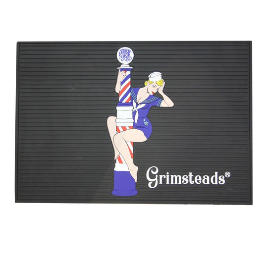 Tool Mat – Barber Pole Pinup Girl (Available in 2 Sizes)