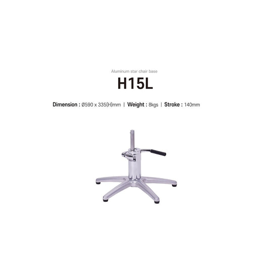 Aluminium star chair base H15L