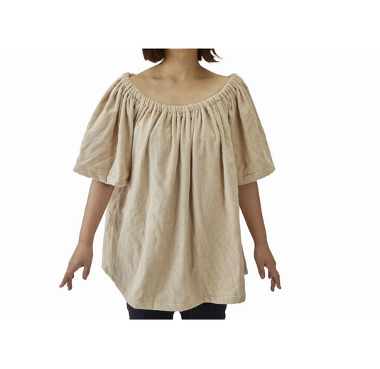 Luxury Pile Facial Gown (rubber closure type) (2 color choices)