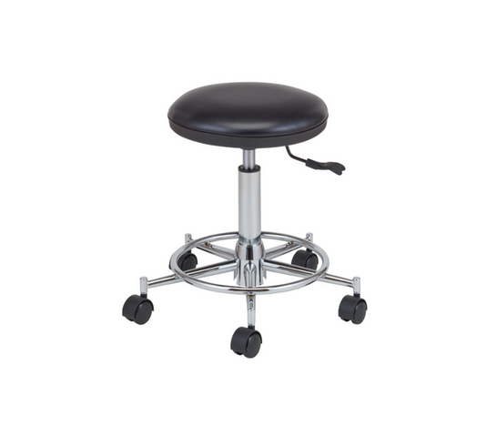 Low-resilience stool with ring (made in Japan) (3 color choices)