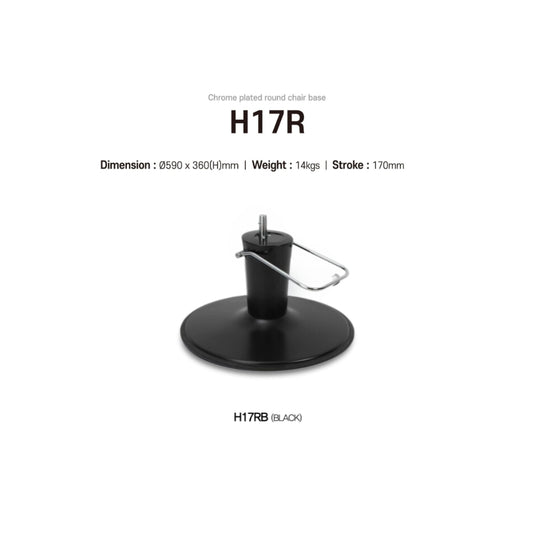 Chrome plated round chair base H17RB
