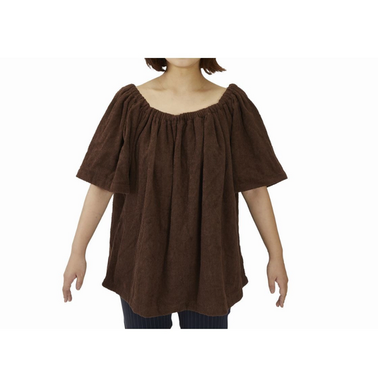 Luxury Pile Facial Gown (rubber closure type) (2 color choices)