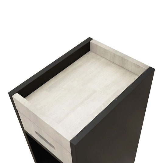 GRAIN Natural Wood Multi-Purpose Trolley - White (Made in Japan, Fully Assembled)