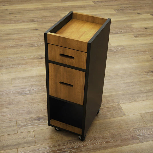GRAIN Natural Wood Multi-Purpose Trolley - Light Brown (Made in Japan, Fully Assembled)