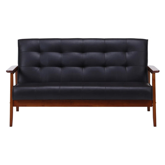 Friends Bi-Cast PU Sofa DBR 2-Seater (71157)