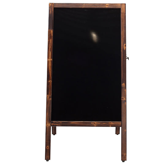 A-Frame Double-Sided Signboard – Wood Style (Large / Magnetic / Marker Type)