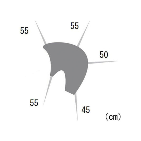 Mannequin Practice Head BG220 Black (100% Heat-Resistant Fiber)