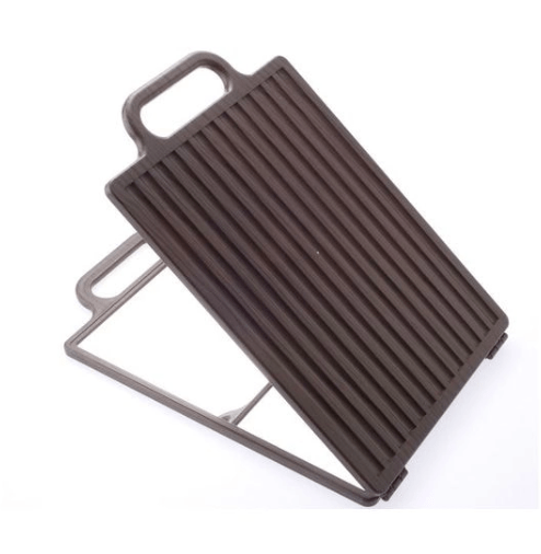 Square Shape Back Mirror Wood Texture