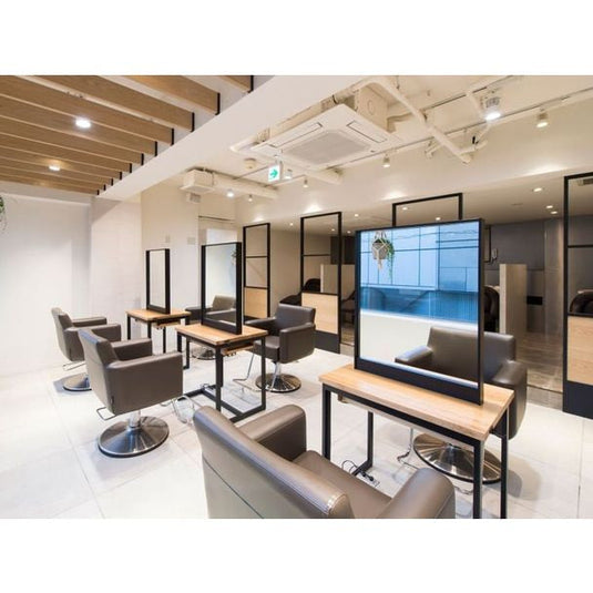 Natural Wood Made Double-Sided Dresser M104 Natural