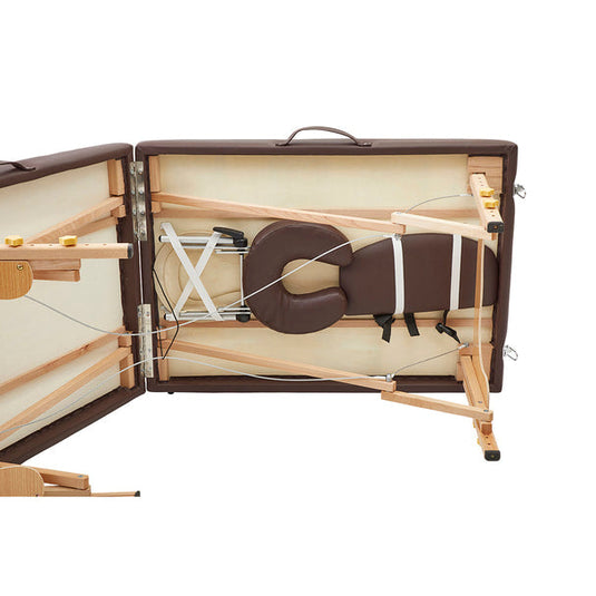Lightweight Wooden Folding Bed EB-03DX (2 color options)
