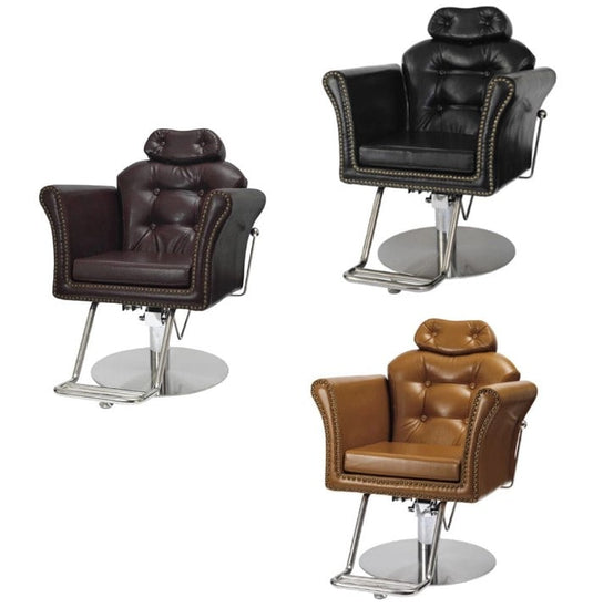 Manual Shampoo Chair Belta-S (HD-B-020A) - Available in 3 Colours & 8 Base Styles