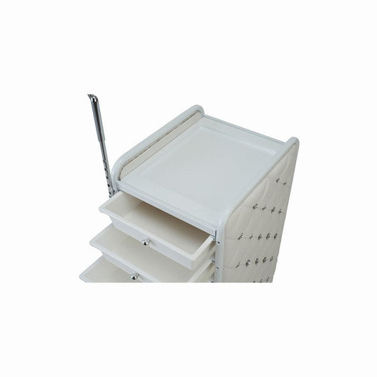 Lucile Quilting wagon 7 Tier Type (Completely Assembled) White