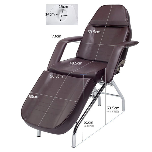 F-201 Standard Beauty Bed (Face Hole Type) (2 color options)