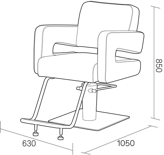 MEGA Styling Chair - Available in 2 Colors & 8 Base Styles