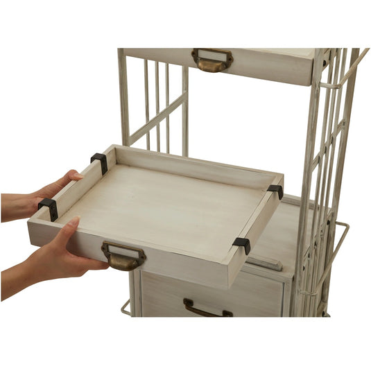 Shabby Chic Antique Wooden Wagon DIAN Type BOX