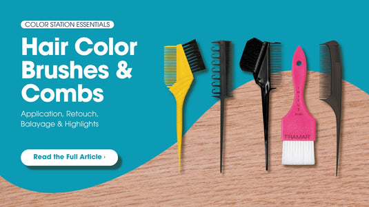 Hair Color Brushes and Combs for Different Salon Coloring Work