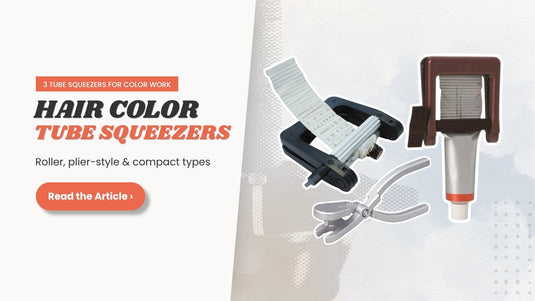 Hair Color Tube Squeezers for Reducing Product Waste in Salon Work