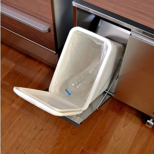 2-Way Stainless Steel Dust Box - 2 Compartments