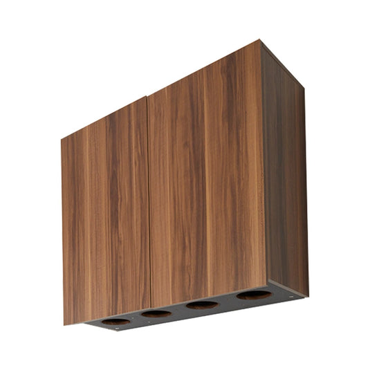 Woodgrain Back Shampoo Cabinet W810 Upper and Lower Set