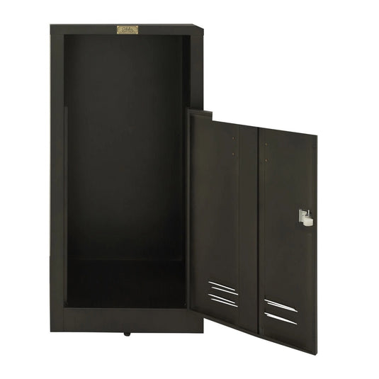 Black Steel Cabinet Upper and Lower Set