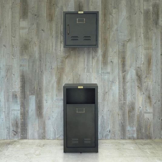 Black Steel Cabinet (B-102) Lower Unit