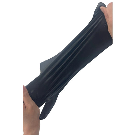 Professional Nitrile Gloves - Black (Box of 100)