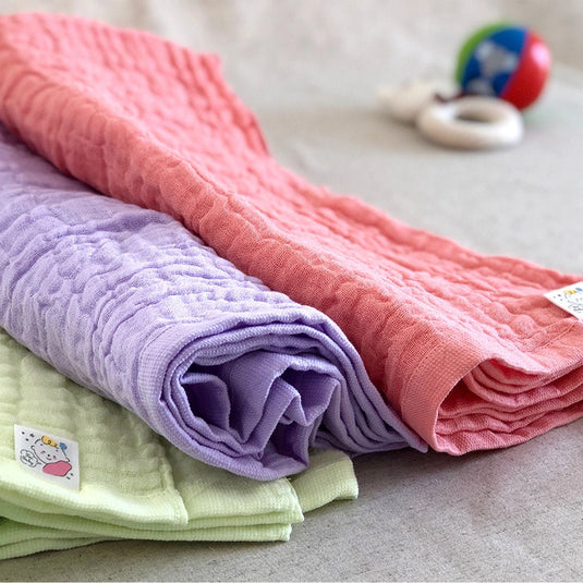Baby-Only “Swaddle Towel” (90×90cm) – Japan Atopic Dermatitis Association Recommended Product – Available in 3 Colors