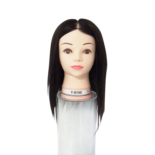YUKARI JAPAN Y-0100 [One-Length &amp; Medium Layer Training Wig / Human &amp; Fiber Blend Hair]