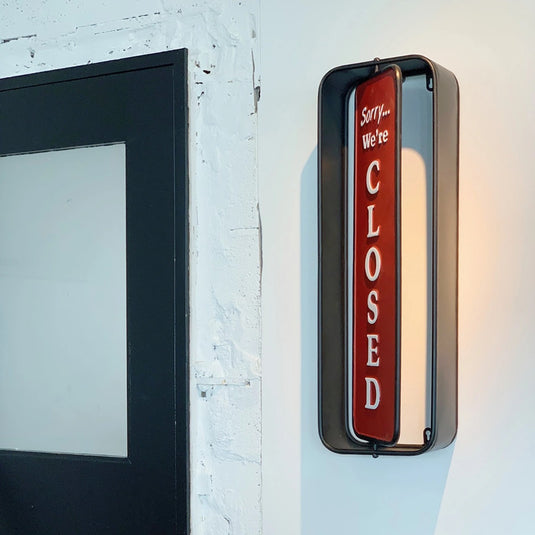 Wall-Mounted Spinner Sign (G965-1246BK)