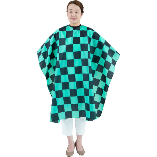 Meiho Kids Cutting Cape No.1035 (Ichimatsu Pattern) – Made in Japan