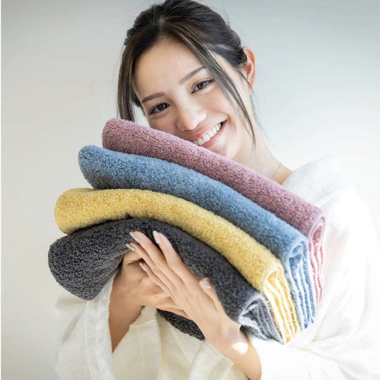 Special Hair Towel - Semi-Long (33x90cm) - Japan Atopic Dermatitis Association Recommended Product - Available in 4 Colors