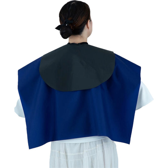 Meiho Back Shampoo Cape “Claire” No.3047 Navy (Made in Japan)