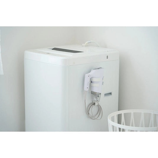 Cylinder-Type Hair Dryer Holder – Magnetic Mount