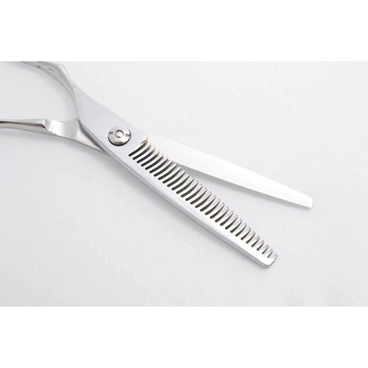 DEEDS GTZL630CT Left-Handed Thinning Shears – 30 Teeth Double-Blade (6.0 inch / Approx. 25% Thinning Ratio)