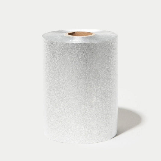 Embossed Roll – Star Stack Silver (12 cm × 100 m)