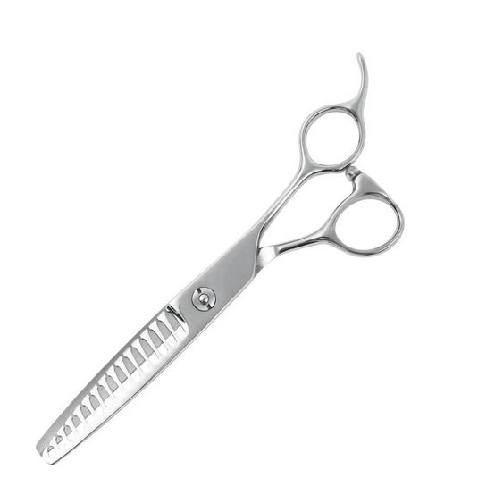 DEEDS GSZ615T Thinning Shears – 15 Teeth Flat Blade, No Groove (6.0 inch / Approx. 50% Thinning Ratio)