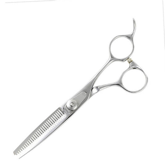 DEEDS XXB630IV Thinning Scissors 30 Teeth, V-Groove Flat Blade (6.0 inch / Approx. 25% Thinning Rate)