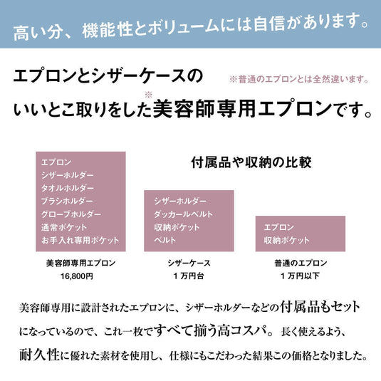 DEEDS Apron with Scissor Holder