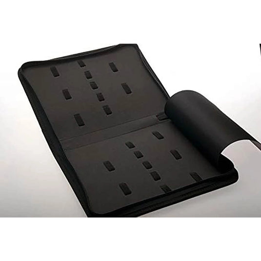 DEEDS C10 Scissor Storage Case – 10-Slot (Black / White)