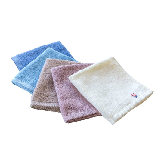 Imabari Towel — Quick-Dry Indoor-Drying Wash Towel 34×35 cm (Gauze & Pile) — Available in 5 Colors