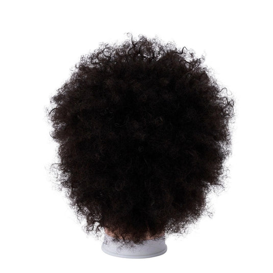 Training Wig CURLY BG411R [For Straightening &amp; Relaxer Training / 100% Human Hair]