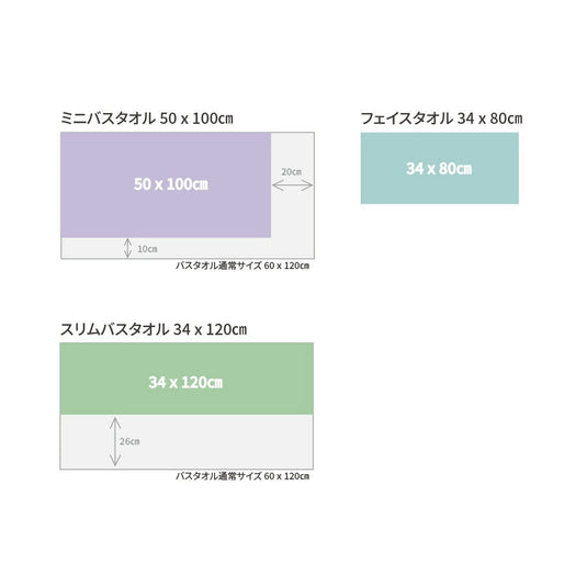 Hareyaka Towel — Face Towel (34×80 cm)