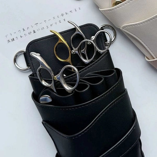 DEEDS GDZ630CT Gold Titanium × Silver Thinning Shears – Bicolor 30 Teeth Double-Blade (6.0 inch / Approx. 25% Thinning Ratio)